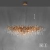 Lampa Wisząca ICICLE 2031-11 Zuma Line Złota | Nowoczesny Żyrandol 15xG9